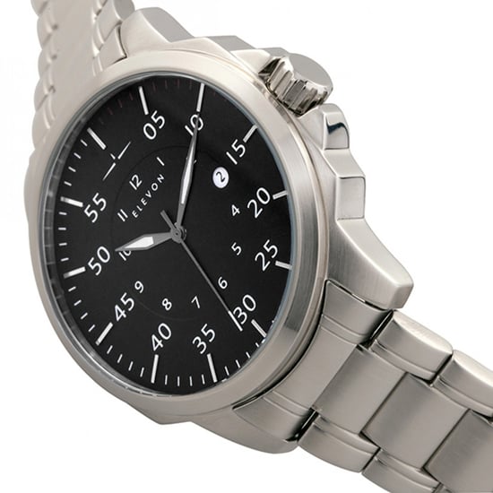 Elevon Hughes Horloge met Armband en Datum - Image 3