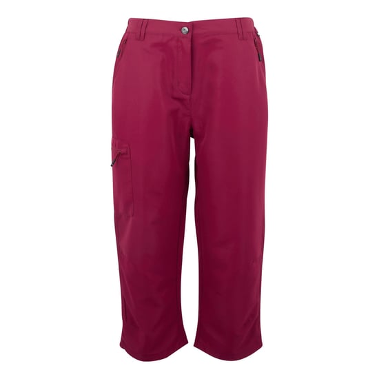 Regatta Dames/Dames Chaska III Walking Capri Cropped Broek (Beaujolais) - Image 1