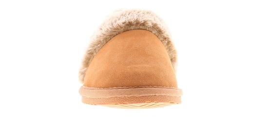 Hush Puppies Ariel Suède Dames Pantoffels In Tan - Image 3