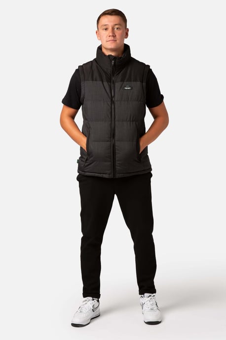Trapper Mens Insulated Gilet Black