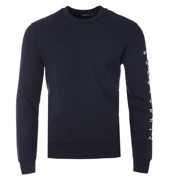 Napapijri Badas Crew Neck Sweatshirt - Blauw Marine - Image 1