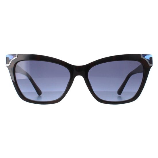 Guess Rectangle Womens Blonde Havana Blue Gradient GU7840
