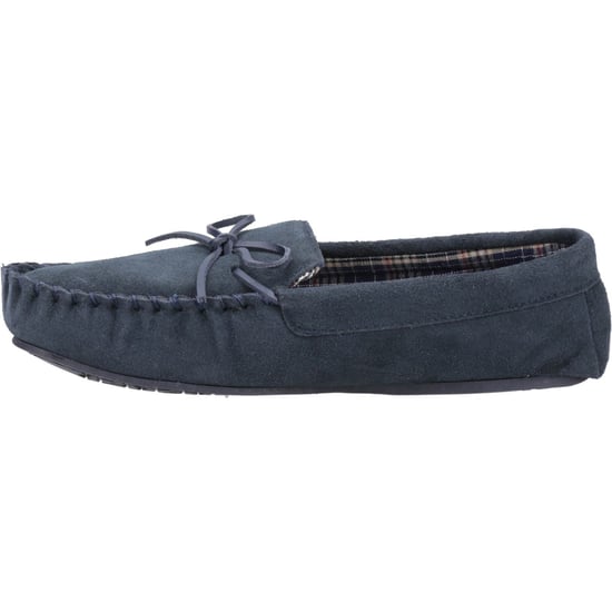 Hush Puppies Clyde Suede Herenpantoffels Navy - Image 4