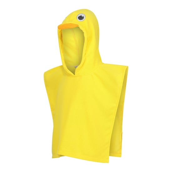 Regatta Childrens/Kids Pebbles The Duck Hooded Towel (Sunbeam)
