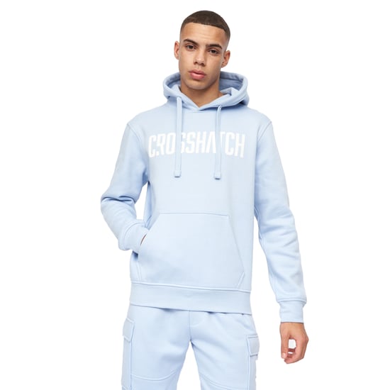 Crosshatch Heren Holdouts Hoodie (Lichtblauw) - Image 1