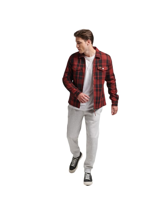 Superdry herenoverhemd met ruitpatroon en ritssluiting - Image 2