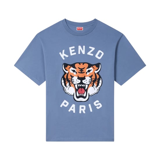 Kenzo Blue 'Lucky Tiger' Oversized T-Shirt - Image 1