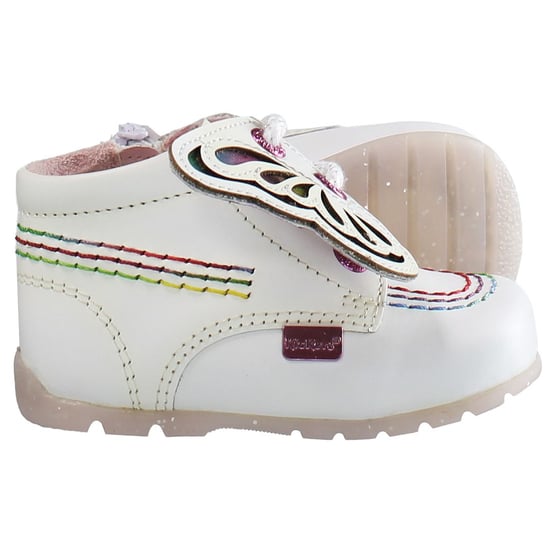 Kickers Hi Faires Kinder Laarzen Wit - Image 4