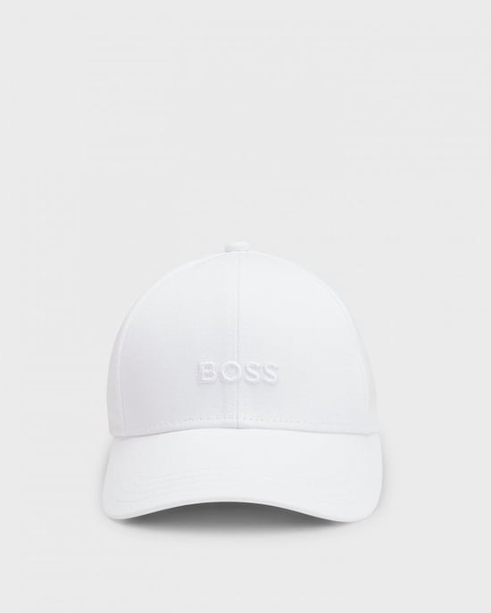BOSS Orange Zed Mens Cotton-Twill Six-Panel Cap with Embroidered Logo NOS