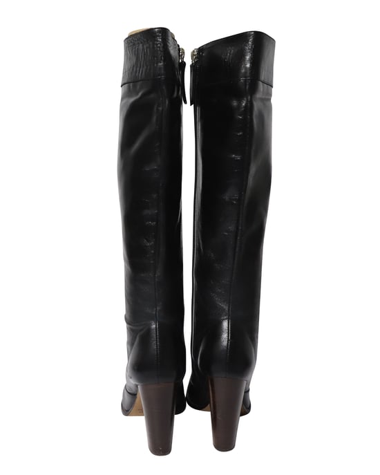 Marc Jacobs ‘Marc Loves the Boot’ Knee-high boots in Black Leather - Image 4