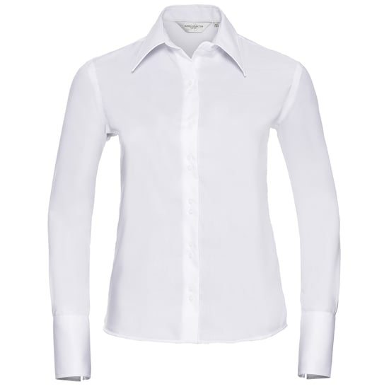 Russell Collection Dames/Dames Ultimate Shirt Met Lange Mouwen (Wit) - Image 1
