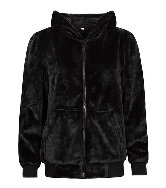 Heat Holders - Dames Soul Warming Zachte Fleece Lounge Hoodie - Zwart - Image 1