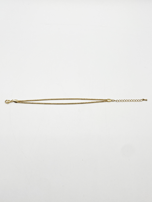 Double Chain Bracelet in Gold