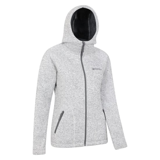 Mountain Warehouse Dames/Dames Nevis Bontgevoerde Full Zip Hoodie (Grijs) - Image 3