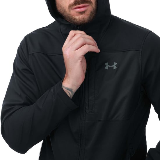 Heren Under Armour Storm ColdGear Shield Hooded 2.0 Jacket in Zwart - Image 4