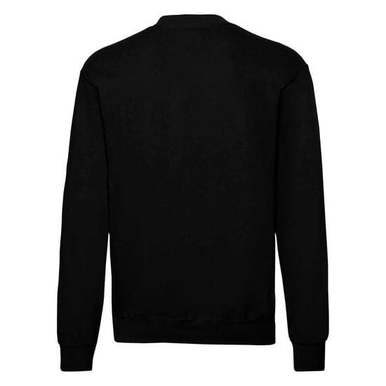 Fruit of the Loom Heren Klassiek 80/20 Ingezet Sweatshirt (Zwart) - Image 2