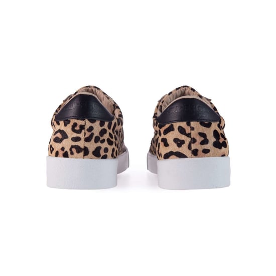 Superga Unisex 2843 Club S Luipaardprint rundsleder Trainers voor volwassenen (Beige) - Image 2