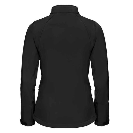 Russell Dames/Dames 3 Layer Soft Shell Jas (Zwart) - Image 2