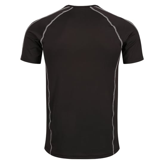 Regatta Mens Pro Short-Sleeved Base Layer Top (Black)