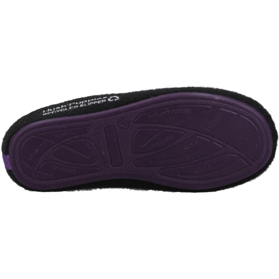 Hush Puppies The Good 90% Gerecycled RPET Polyester Damesslippers Zwart - Image 3