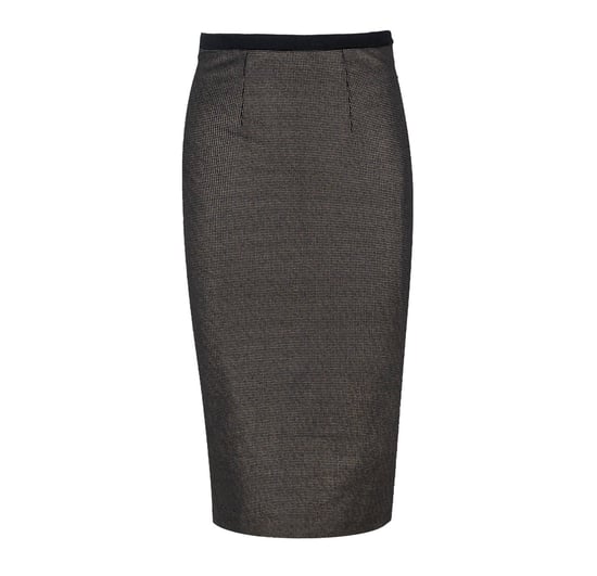 Print Punto di Roma Pencil Skirt with Slit