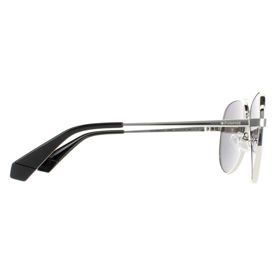 Polaroid Aviator Womens Silver Love Island Silver Mirror Polarized PLD 6069/S/X/LI