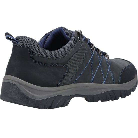 Cotswold Toddington Leren Heren Marineblauwe Veterschoenen - Image 2