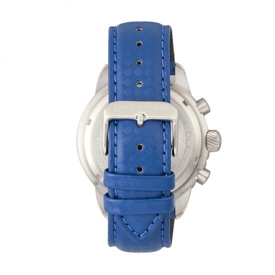 Morphic M51 Series Chronograph Leather-Band Watch w/Date