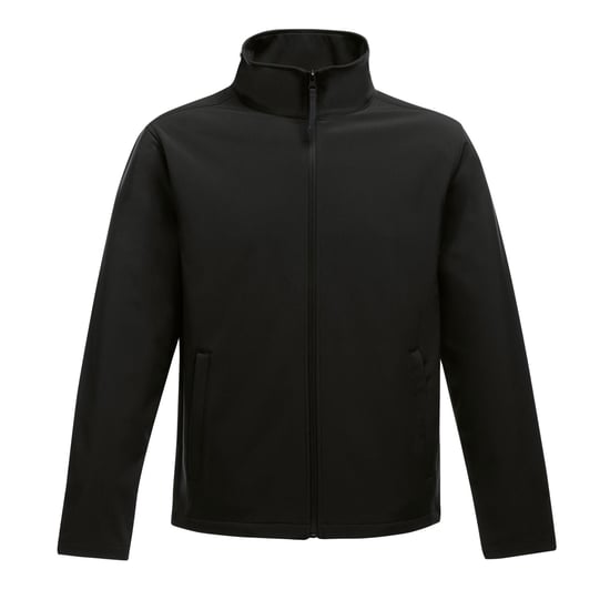 Regatta Mens Ablaze Printable Softshell Jacket (Black/Black)