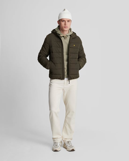Heren Pullover Hoodie in Groen - Image 2