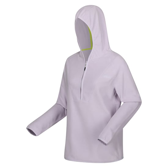 Regatta Womens/Ladies Warriewood Microfleece Half Zip Hoodie (Lilac Frost)