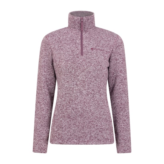 Mountain Warehouse Dames/Dames Idris Half Zip Fleece Top (Bourgondië) - Image 1
