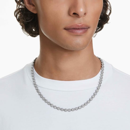 Swarovski 'Una' Dames Ketting van Basismetaal - Zwart 5681057 - Image 5