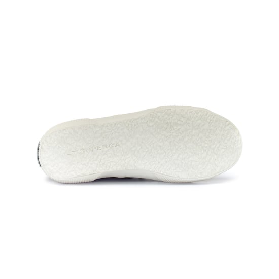 Superga Unisex 2750 Efglu Leather Trainers voor volwassenen (Bristol Zwart/Avorio) - Image 6