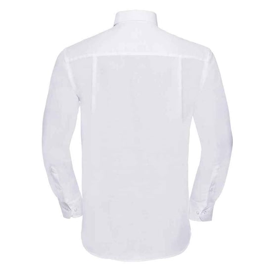 Russell Collection Heren Ultimate Formeel Overhemd Met Lange Mouwen (Wit) - Image 2