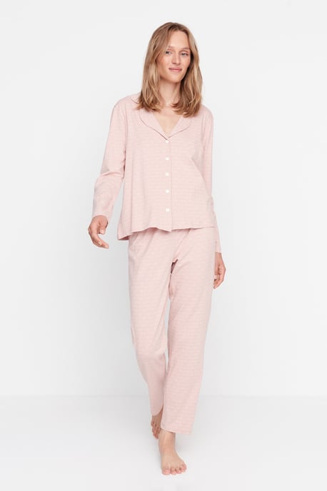 Trendyol Vrouwen  Kraag Pyjama Set 2 pak - Image 2