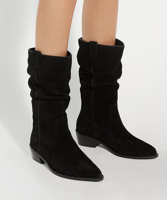 Dune Ladies Pathway - Slouchy Mid Calf Western Boots
