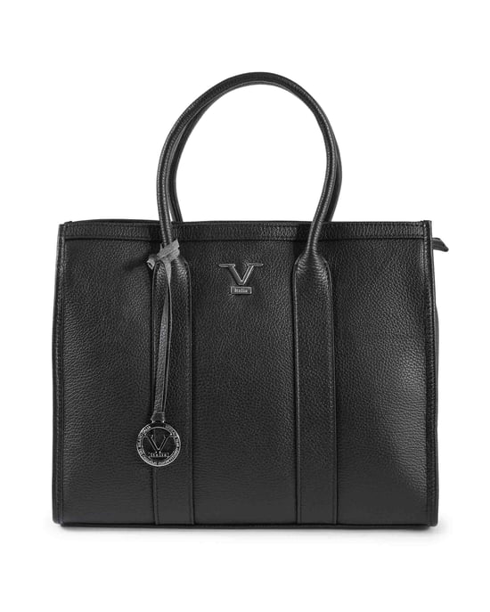 V Italia Dames Handtas CA1030 Dollaro Nero - Image 1