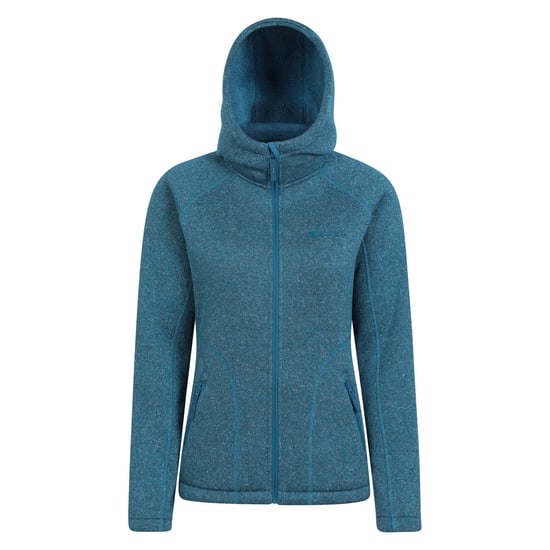 Mountain Warehouse Dames/Dames Nevis Bontgevoerde Full Zip Hoodie (Teal) - Image 1