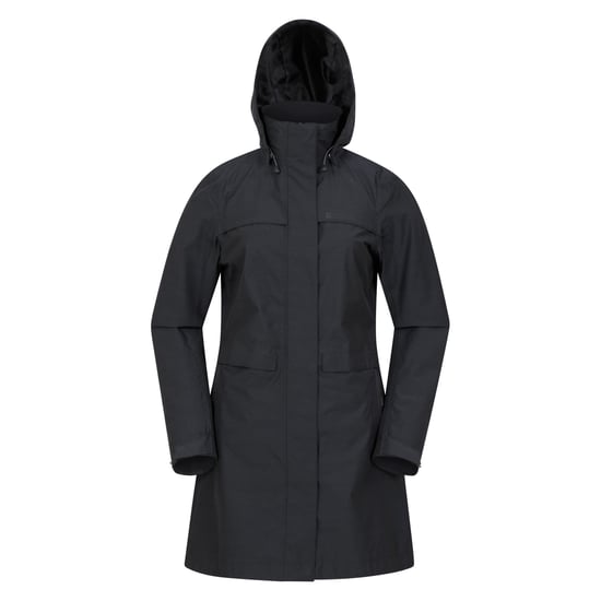 Mountain Warehouse Dames/Dames Cloudburst Textured Waterdichte Jas (Zwart) - Image 1
