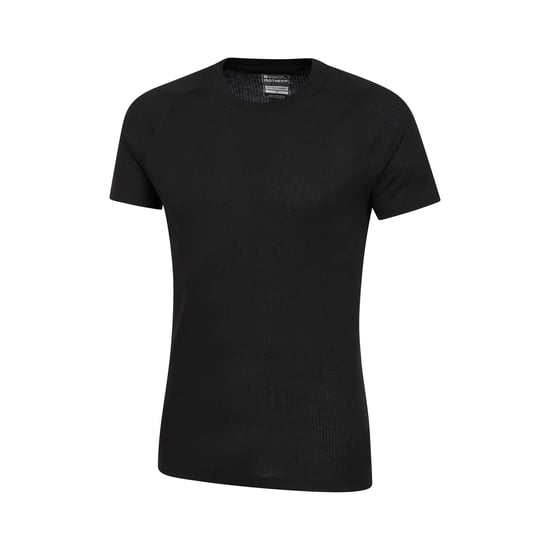 Mountain Warehouse Heren Talus Ronde Hals Thermo Top met Korte Mouwen (Zwart) - Image 3