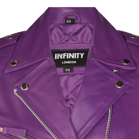 Women's cowhide biker jacket - Mansfield