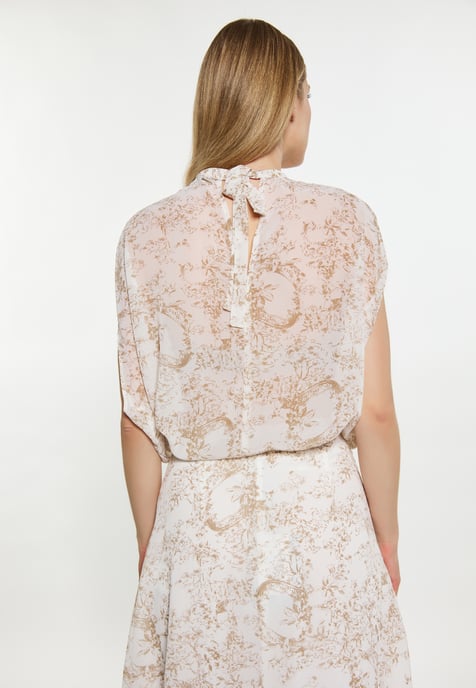 Dreimaster Blouse Dames zandwit - Image 4