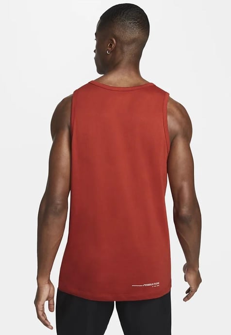 Nike Dri-FIT grafisch trainingstankvest voor heren in rood - Image 2