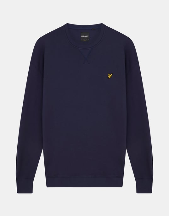 Lyle & Scott sweatshirt met ronde hals in marineblauw - Image 5