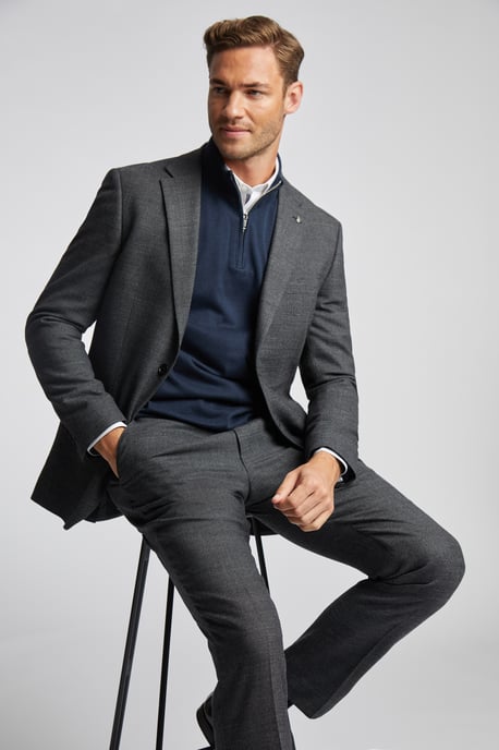 Slim Fit Semi Plain Jacket - Image 5