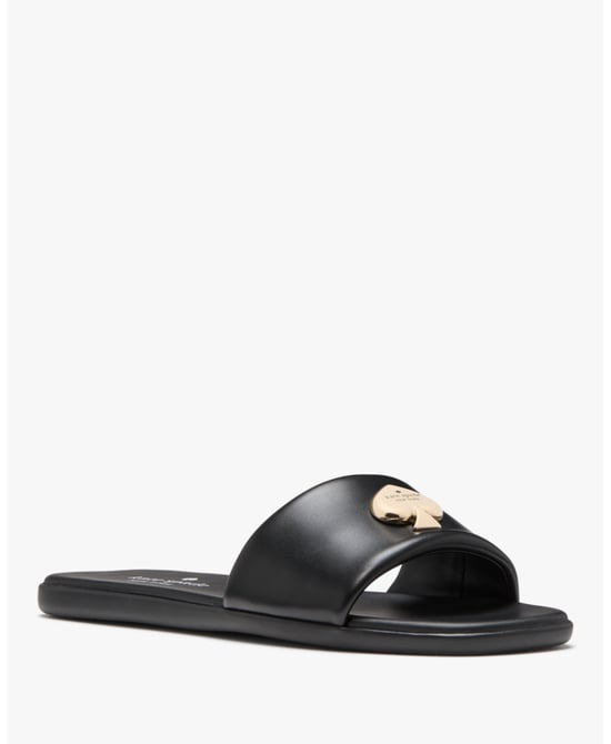 Kendall Smooth Leather Slide Sandal