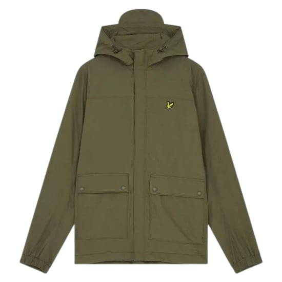 Lyle & Scott Hooded Pocket Green Jacket