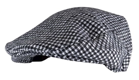 Traditionele platte pet van geruite wolmix voor heren - GL227 Gecontroleerd - Image 1