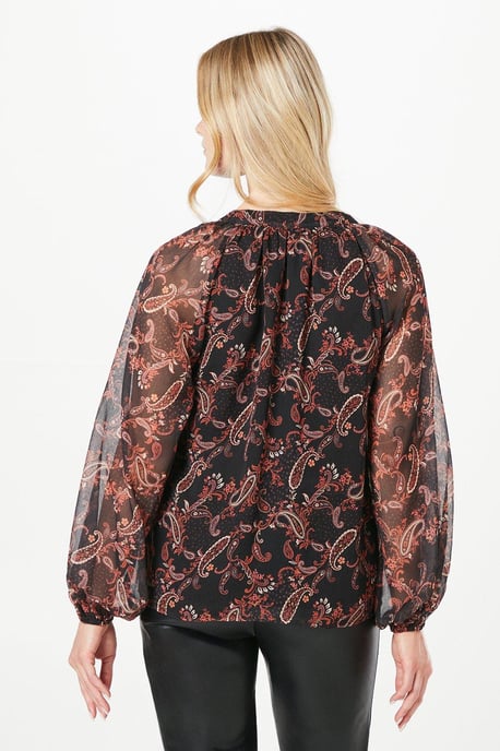 Chiffon Ruffle Blouse - Image 3